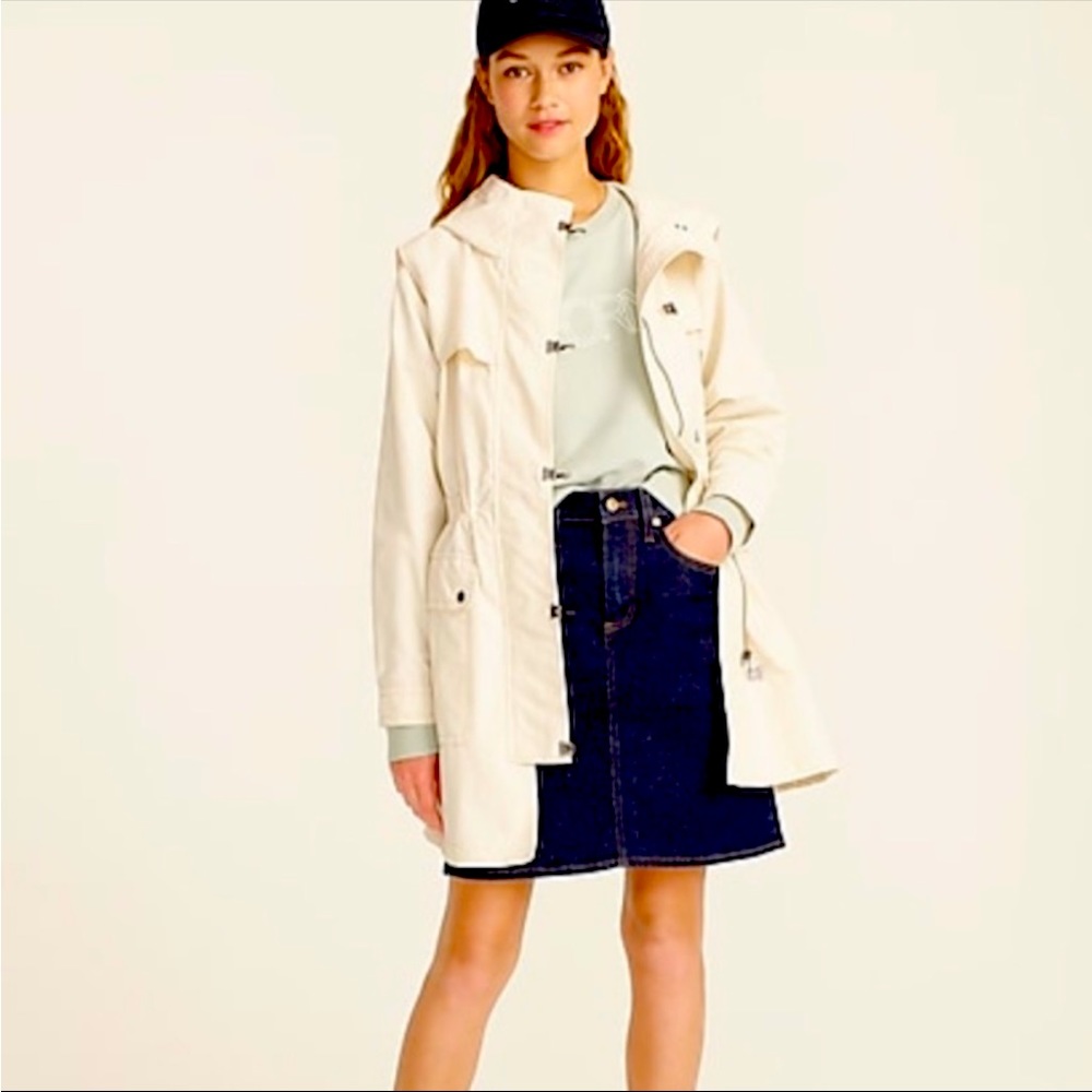 J crew lightweight utility jacket natural, size M